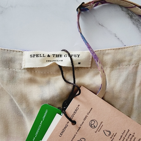 ✨️ Spell & The Gypsy Portobello Road Strappy Mini Dress NWT ✨️ - Picture 7 of 15